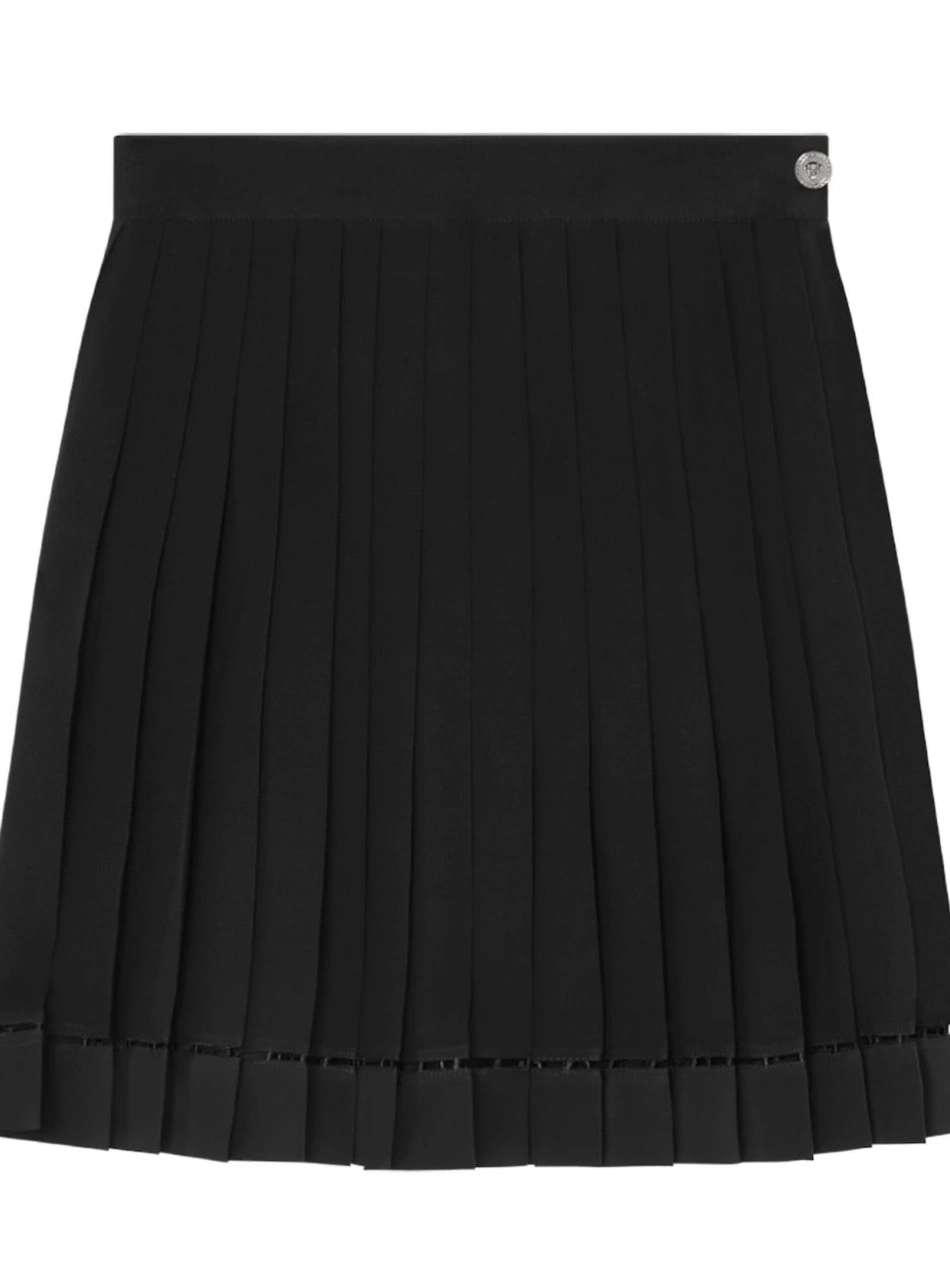 Affordable Women skirt silk pleated Versace mini 0717